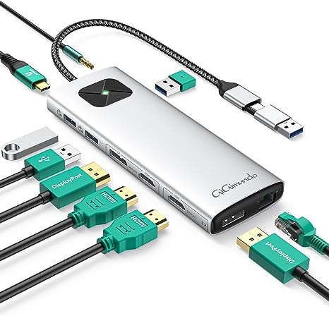 GiGimundo LK10 USB3.0 Docking Station Dual 4K 60Hz