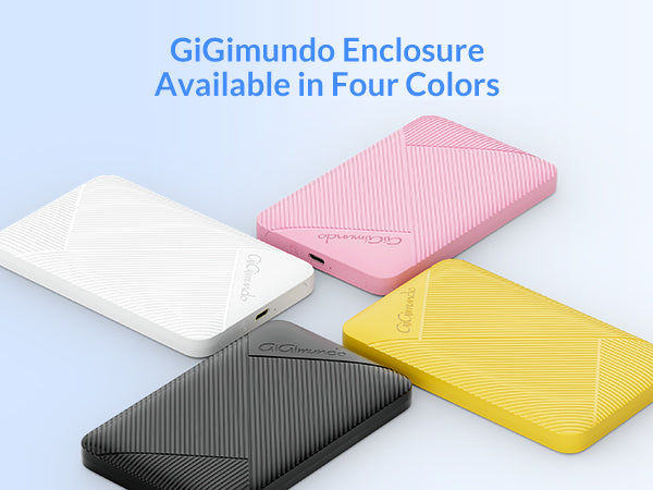 GiGimundo 2.5" Hard Drive Enclosure Tool Free